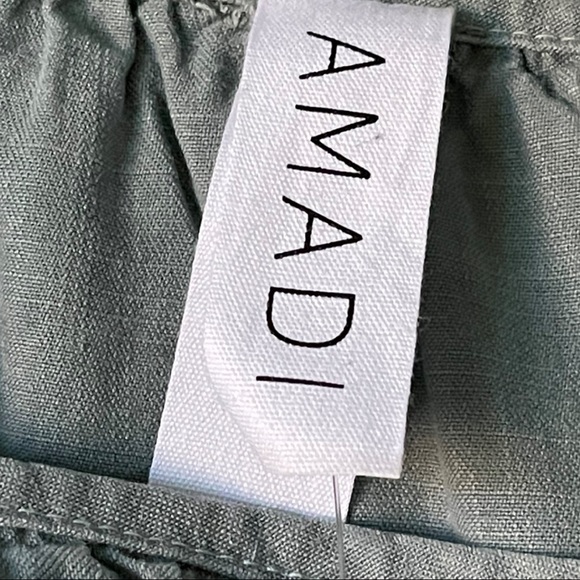 Anthropologie Amadi Verity Tiered Tunic Swing Dress in Moss Size MP Tencel NWT - Picture 6 of 7